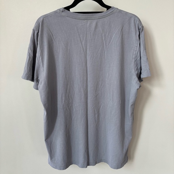 Publicwill Gray World Map Short Sleeve Shirt Size XL - Picture 7 of 8